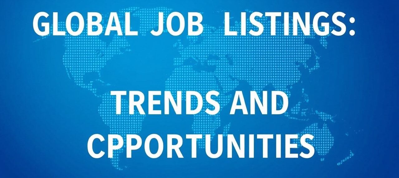 Global Job Listings: Trends and Opportunities