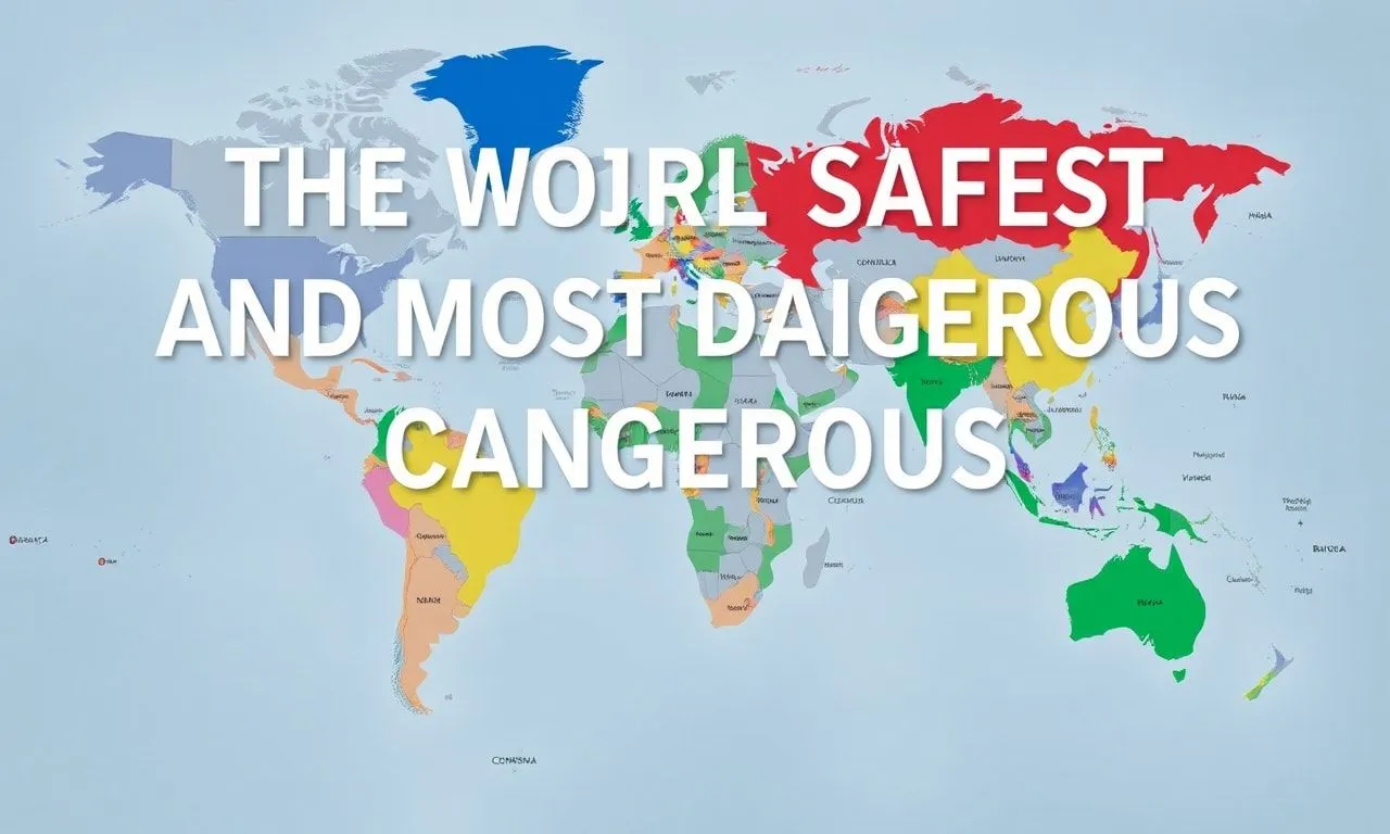 Dünyanın En Güvenli ve En Tehlikeli Ülkeleri: Bir Analiz 1 The World's Safest and Most Dangerous Countries: An Analysis