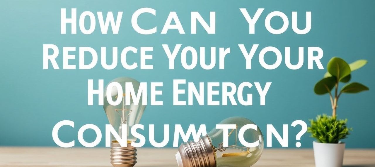 How Can You Reduce Your Home Energy Consumption?