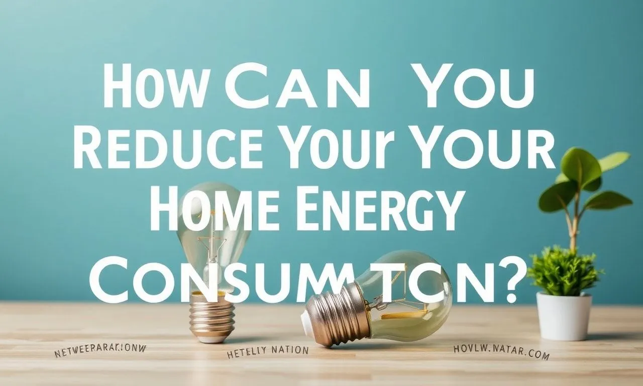 Evde Enerji Tüketiminizi Nasıl Düşürebilirsiniz? 1 How Can You Reduce Your Home Energy Consumption?