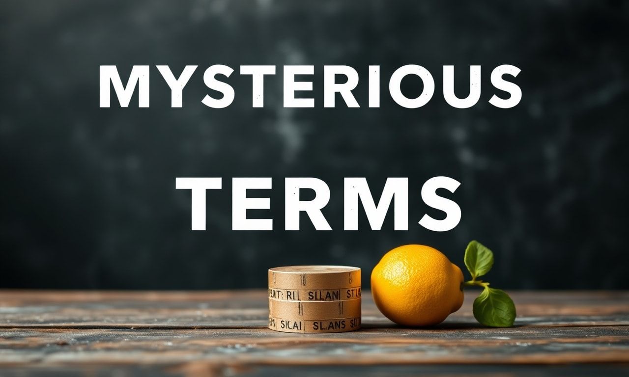 Günlük Hayatımızda Kullanılan Gizemli Terimler