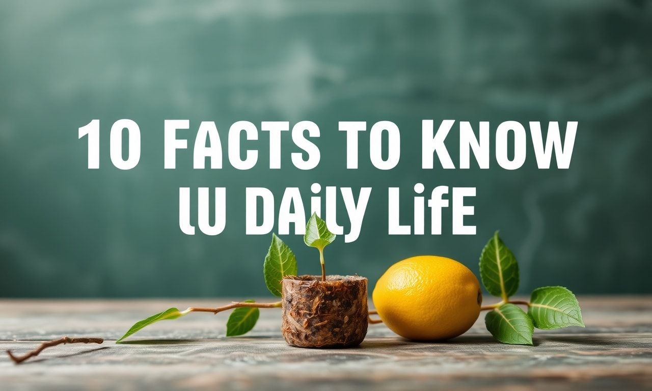 Günlük Hayatta Bilmek İçin 10 Fakt 1 Günlük Hayatta Bilmek İçin 10 Fakt