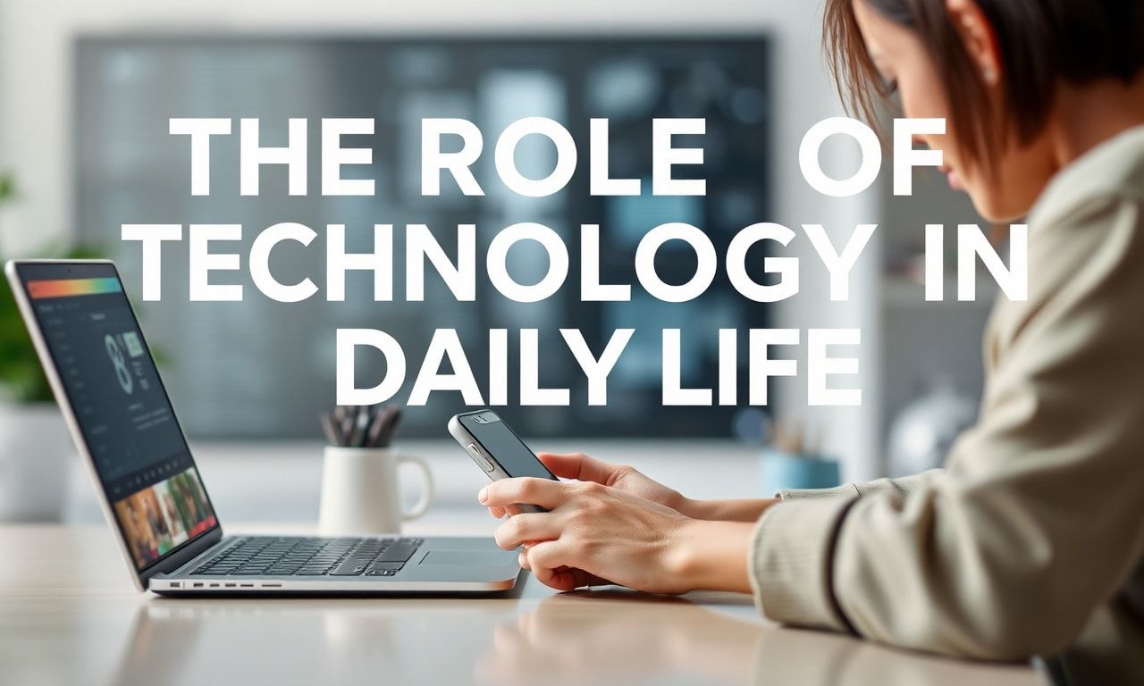 Günlük Hayatta Teknolojinin Rolü 1 Günlük Hayatta Teknolojinin Rolü