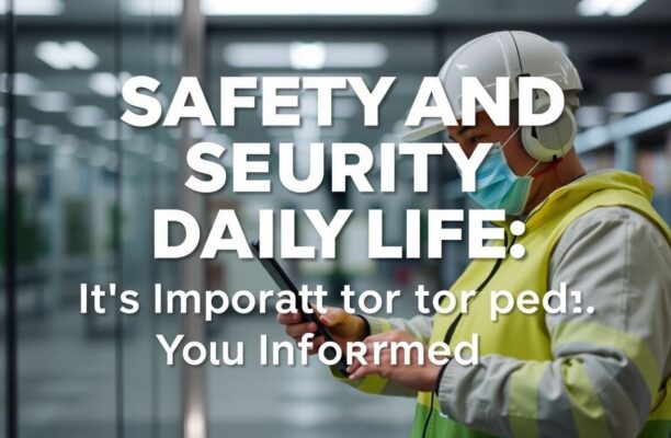 Günlük Yaşamda Güvenlik ve Emniyet: Bilgili Olmak Önemlidir