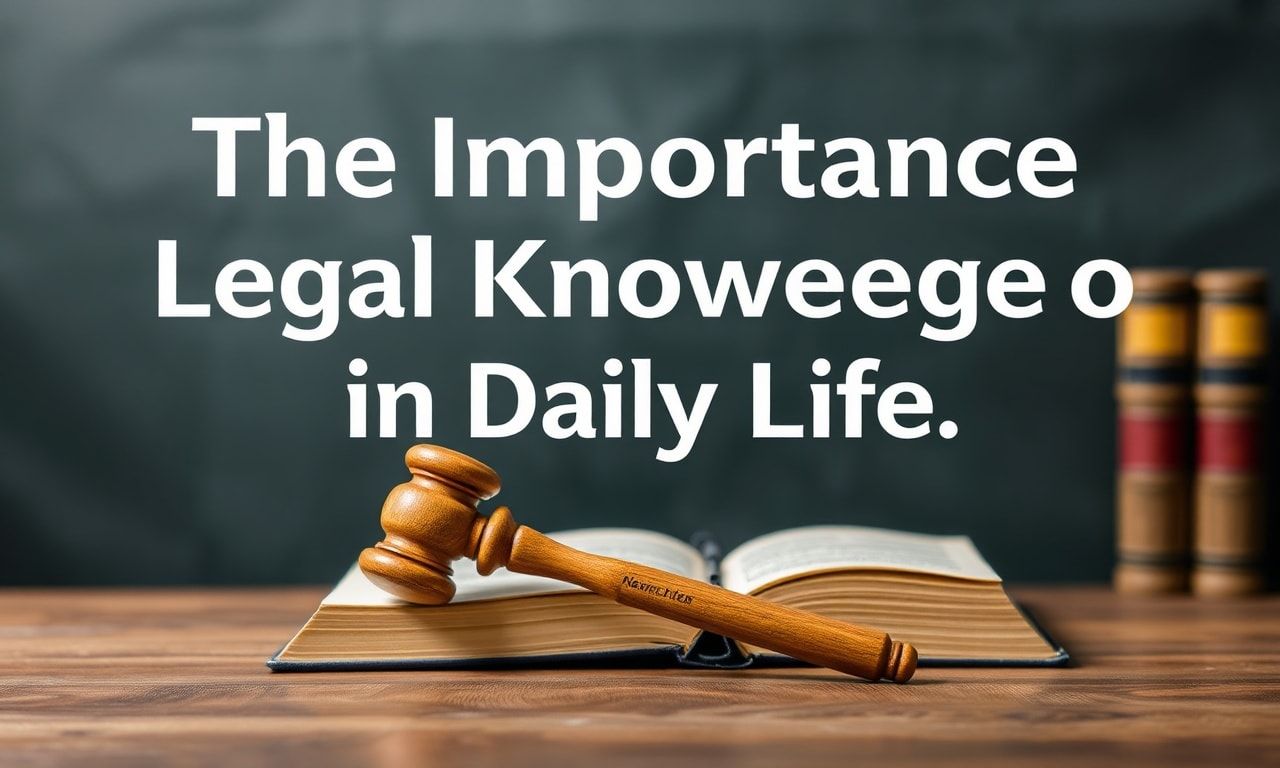 Günlük Yaşamda Hukuki Bilgilerin Önemi
