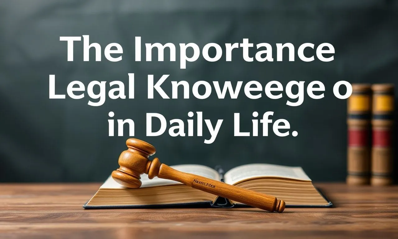 Günlük Yaşamda Hukuki Bilgilerin Önemi