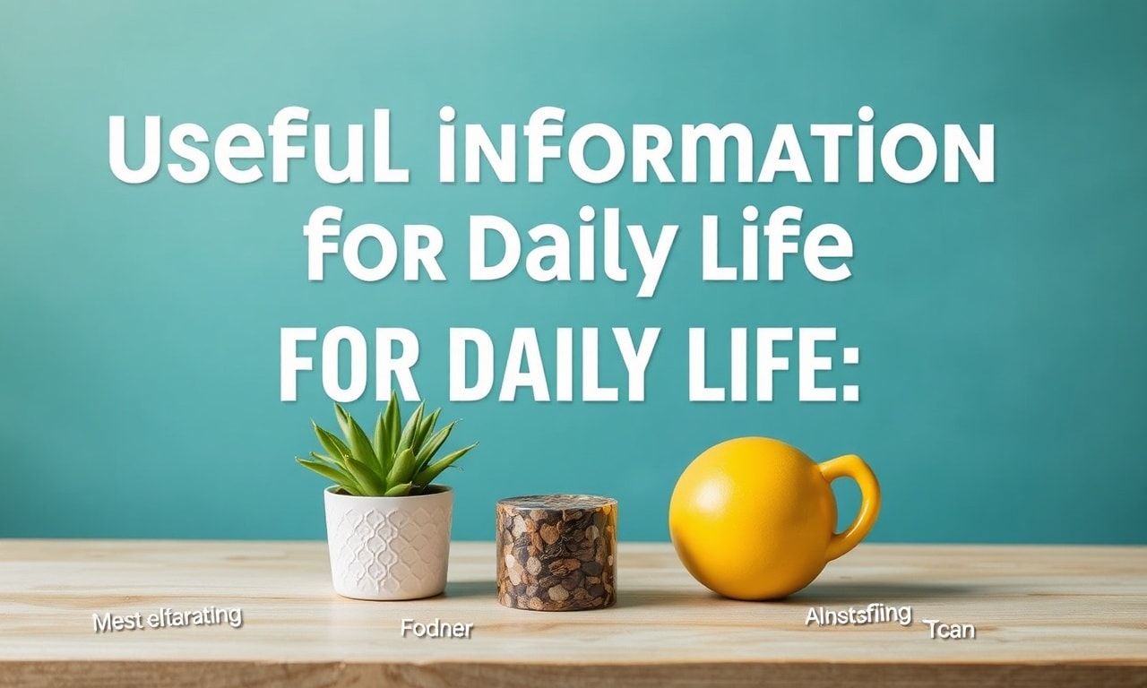 Günlük Yaşamda Kullanışlı Bilgiler: Hayatınızı Kolaylaştıran İpuçları 1 Günlük Yaşamda Kullanışlı Bilgiler: Hayatınızı Kolaylaştıran İpuçları