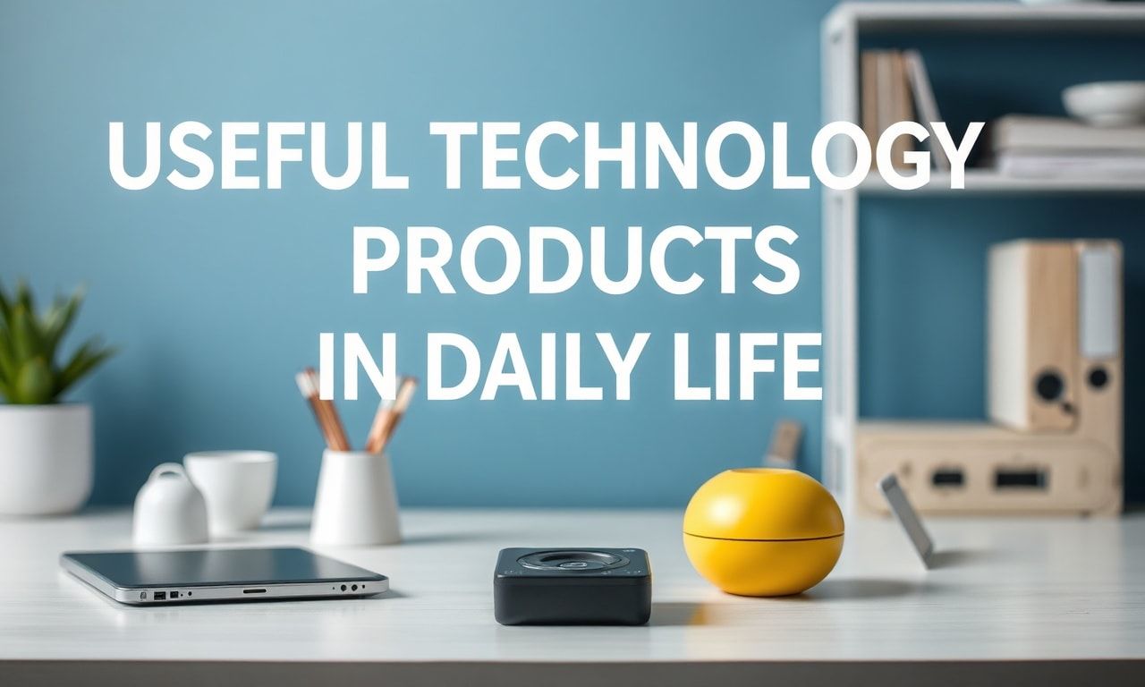 Günlük Yaşamda Kullanışlı Teknoloji Ürünleri