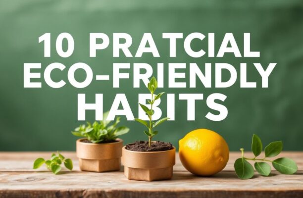 Günlük Yaşamda Kullanabileceğiniz 10 Pratik Çevre Dostu Alışkanlık