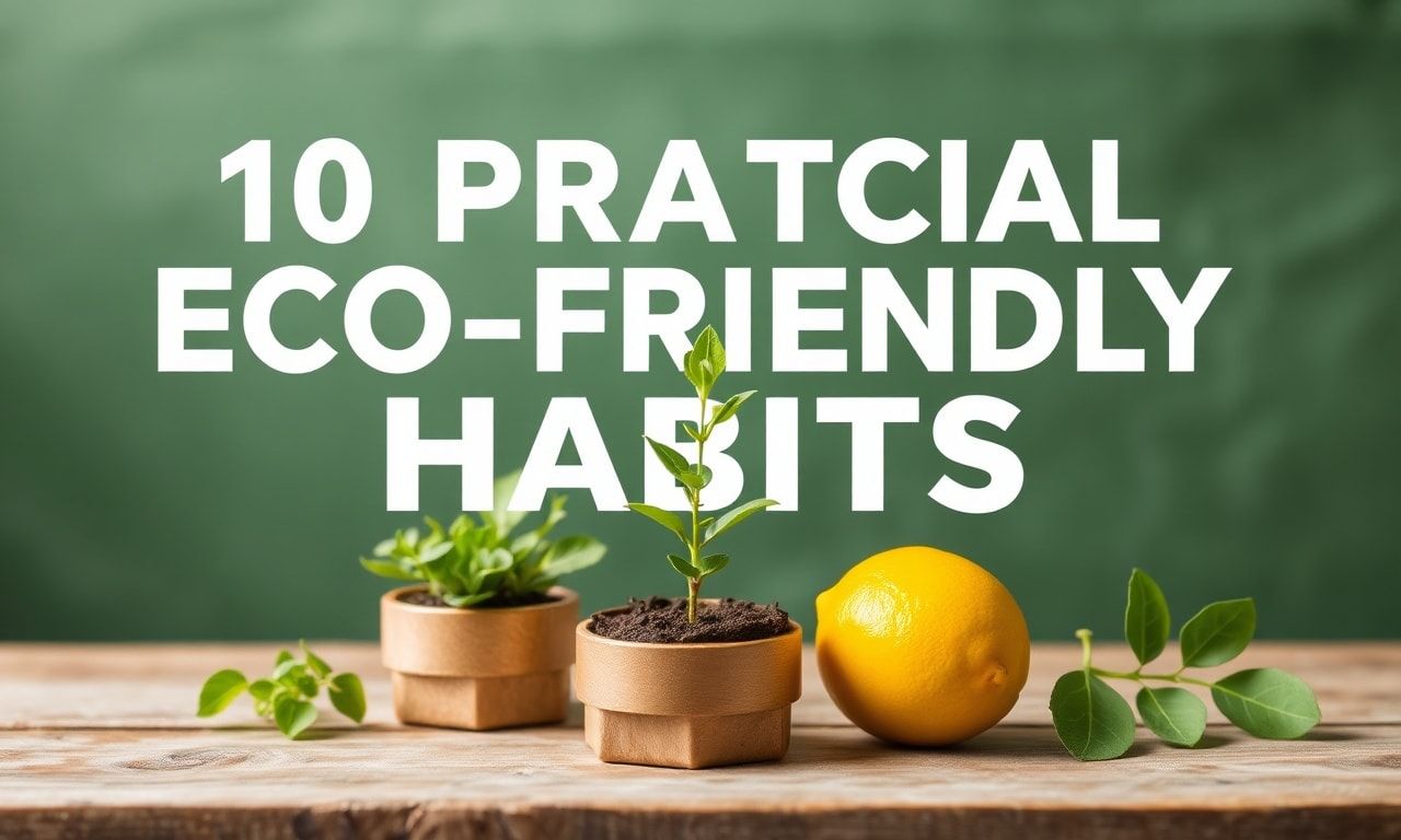 Günlük Yaşamda Kullanabileceğiniz 10 Pratik Çevre Dostu Alışkanlık 1 Günlük Yaşamda Kullanabileceğiniz 10 Pratik Çevre Dostu Alışkanlık