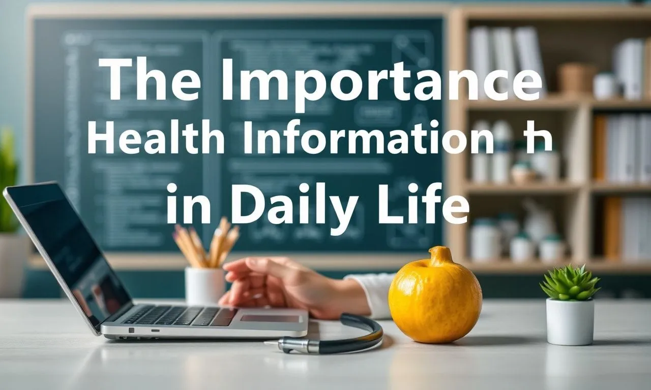 Günlük Yaşamda Sağlık Bilgilerinizin Önemi