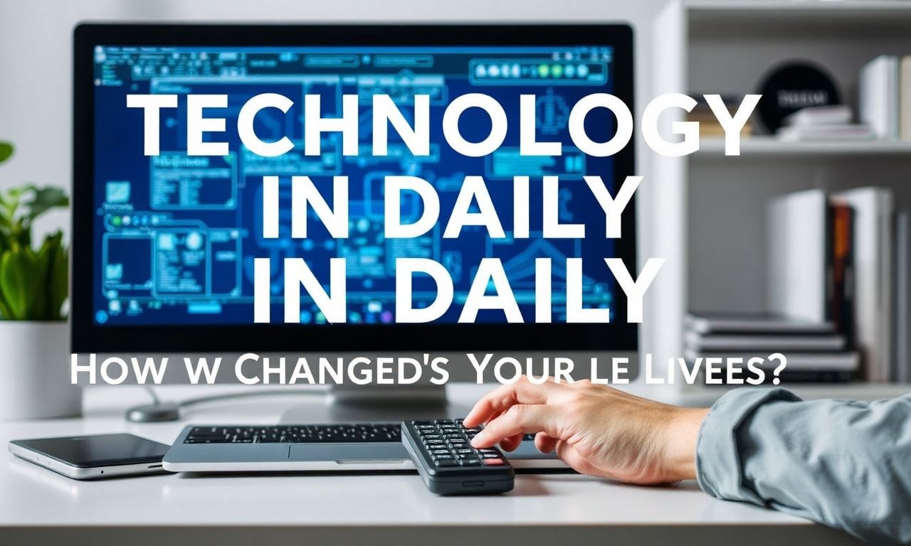 Günlük Yaşamda Teknoloji: Hayatımızı Nasıl Değiştirdi?
