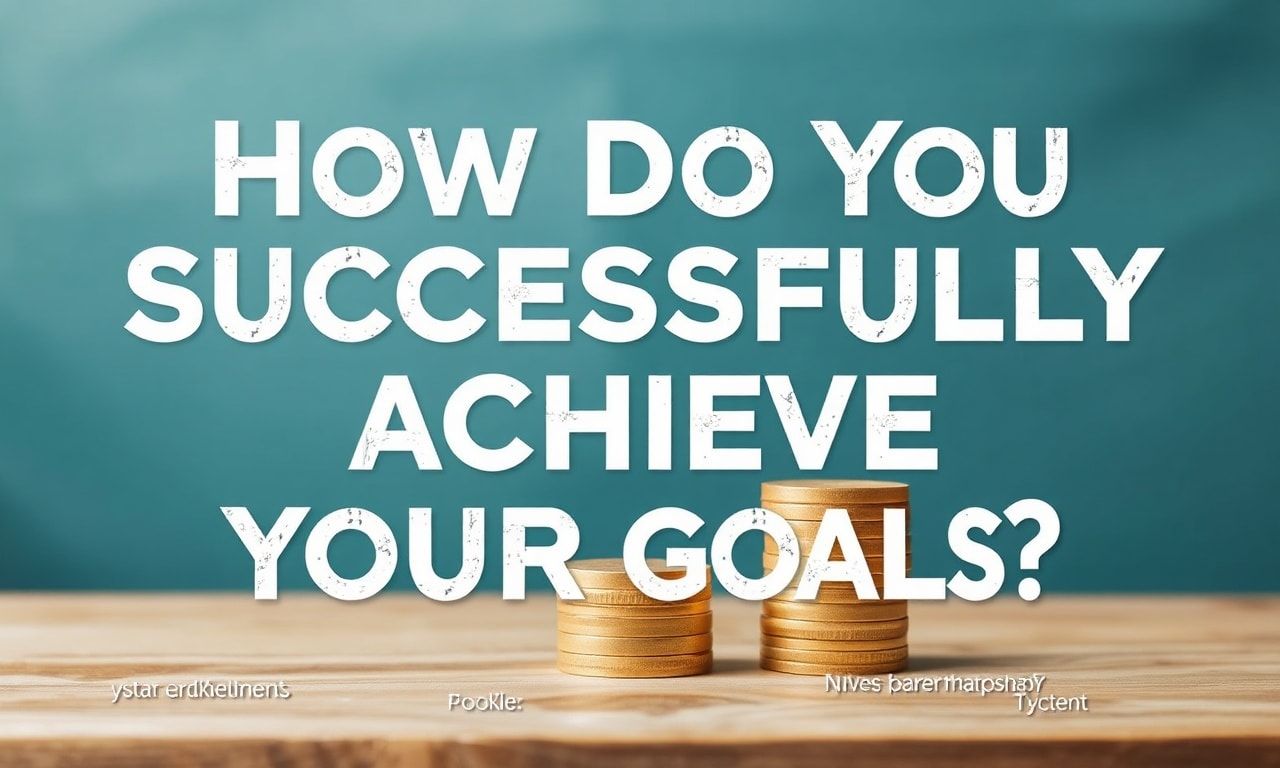 Hedeflerinizi Nasıl Başarıyla Gerçekleştirirsiniz? 1 Hedeflerinizi Nasıl Başarıyla Gerçekleştirirsiniz?