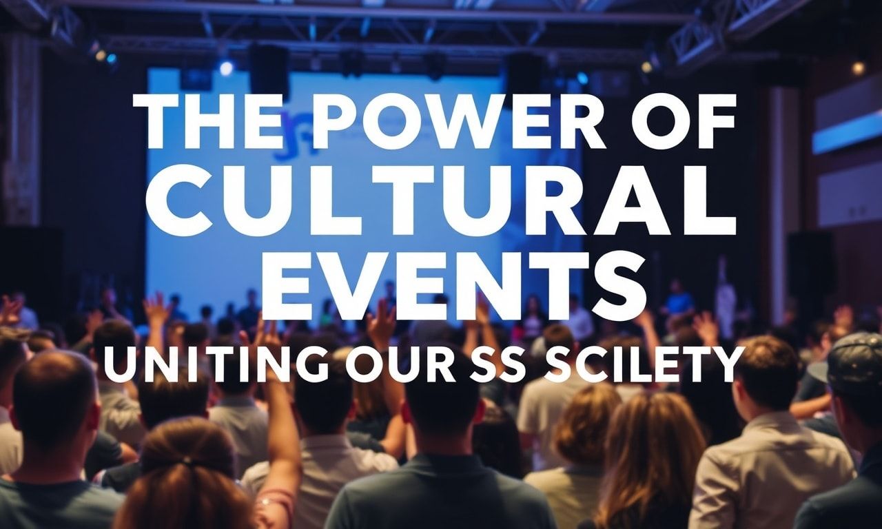 Kültürel Etkinliklerin Gücü: Toplumumuzu Birleştirmek 2 Kültürel Etkinliklerin Gücü: Toplumumuzu Birleştirmek