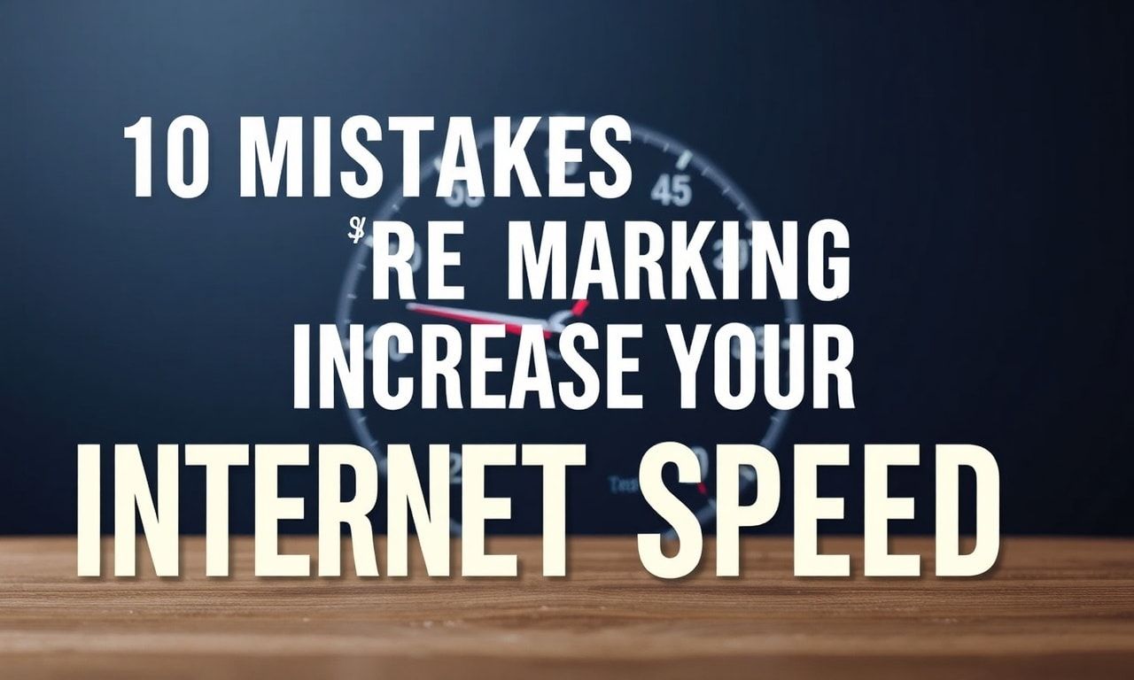 İnternet Hızınızı Artırmak İçin Yaptığınız 10 Hata