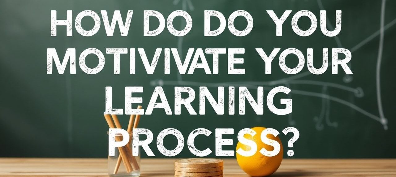 How do you motivate the learning process?