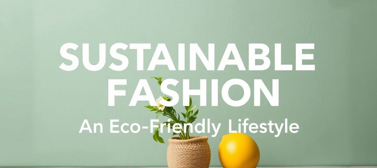 Sustainable Fashion: An Eco-Friendly Lifestyle