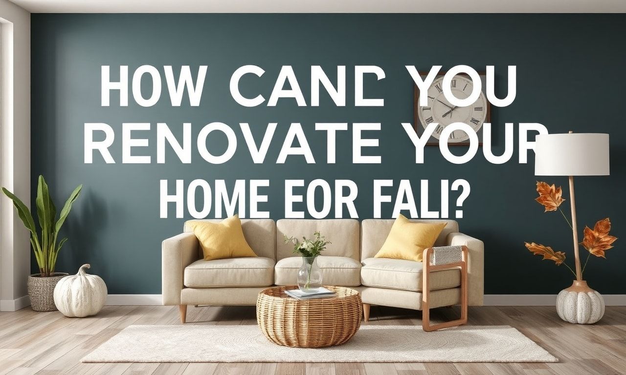 Sonbahar İçin Evinizi Nasıl Yenileyebilirsiniz?