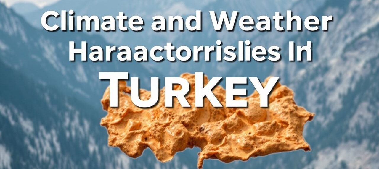 Climate and Weather Characteristics of Turkey