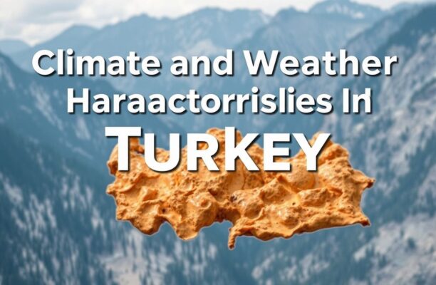 Türkiye’nin İklim ve Hava Durumu Özellikleri