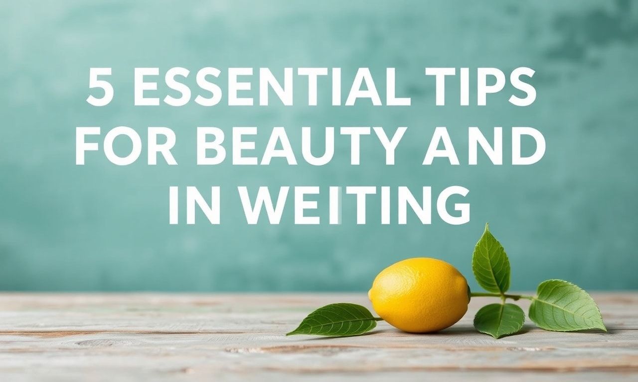 Yazın Güzellik ve Sağlık İçin 5 Temel İpuçları 1 Yazın Güzellik ve Sağlık İçin 5 Temel İpuçları