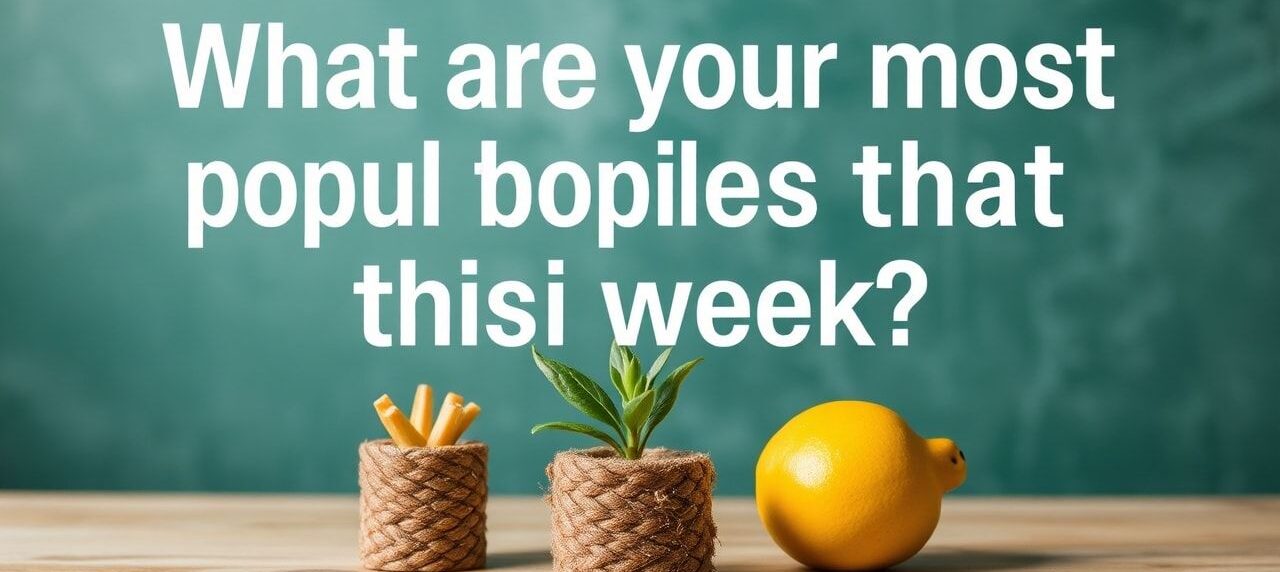 What are the most popular topics that have attracted you this week?