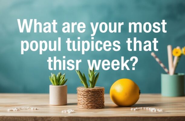 Bu Hafta Sizleri Çeken En Popüler Konular Neler?