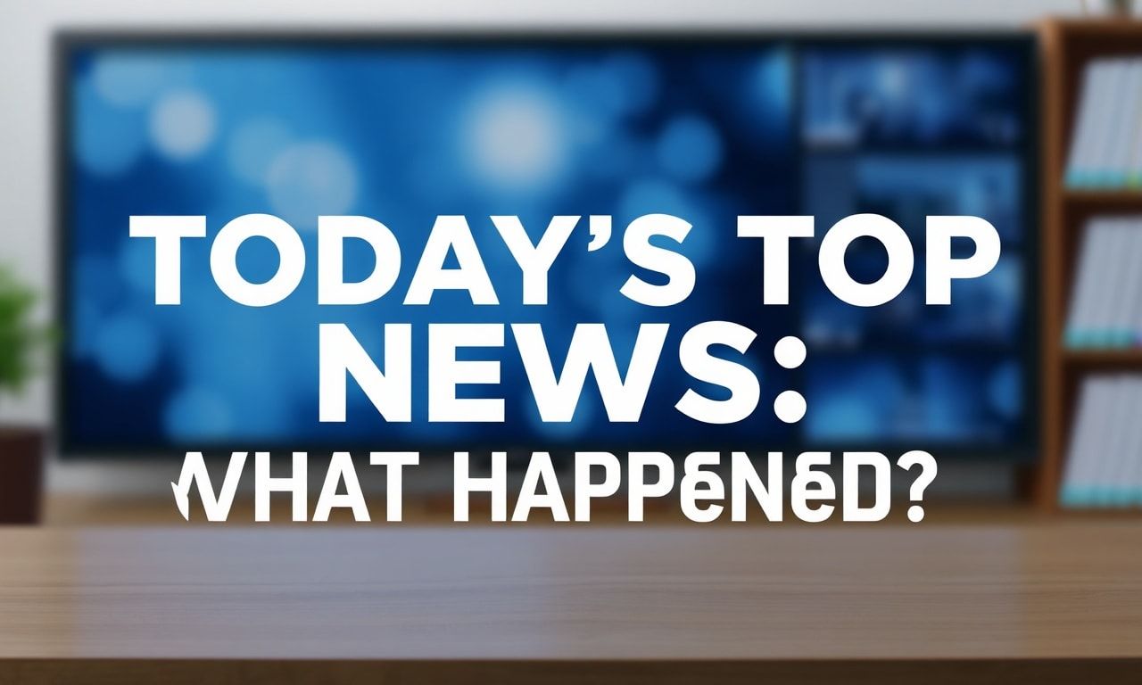 Bugünün En Önemli Haberleri: Neler Oldu?
