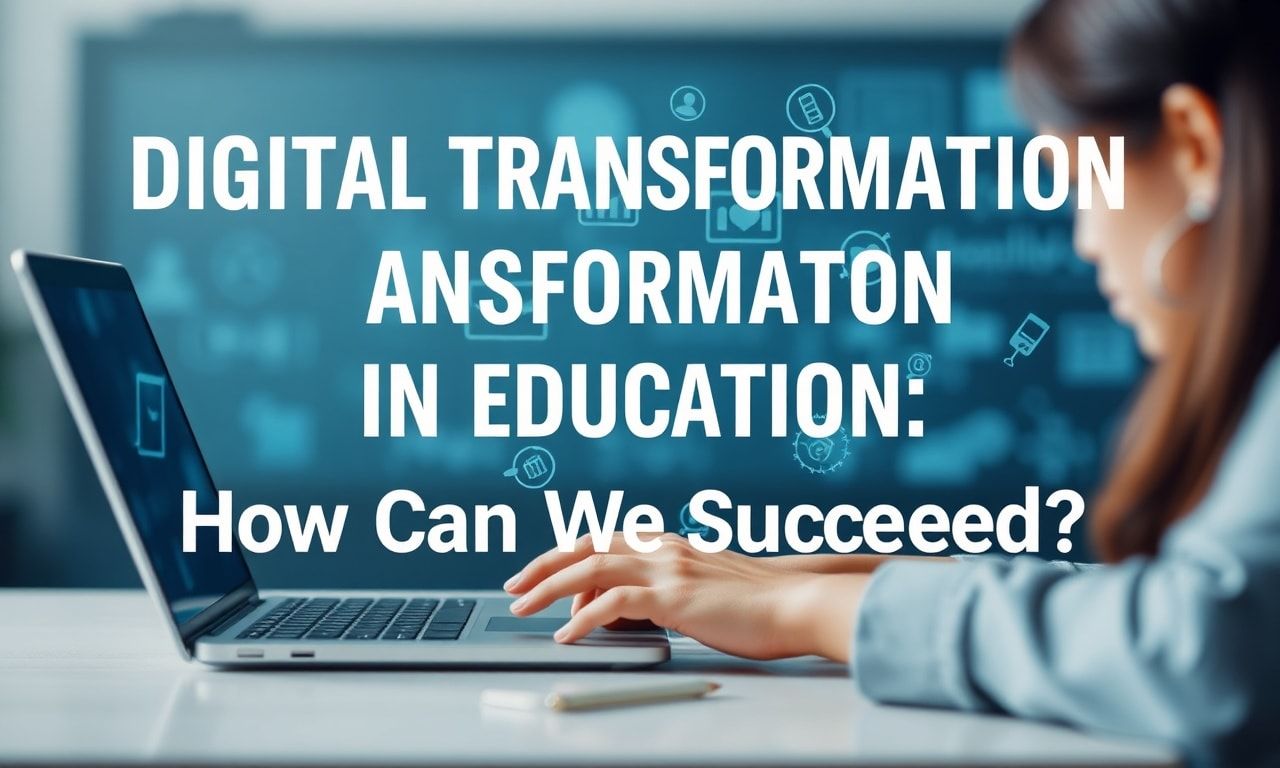 Eğitimde Dijital Dönüşüm: Nasıl Başarılı Olabiliriz?