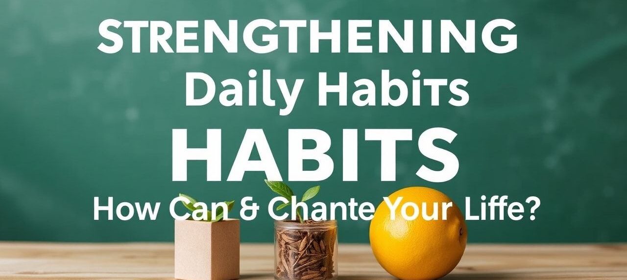 Strengthening Your Daily Habits: How Can You Change Your Life?