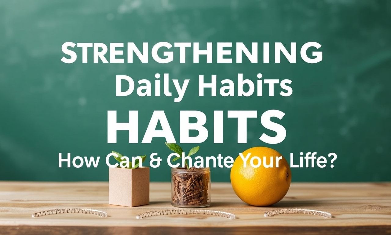Günlük Alışkanlıklarınizin Güçlendirilmesi: Hayatınızı Nasıl Değiştirebilirsiniz?