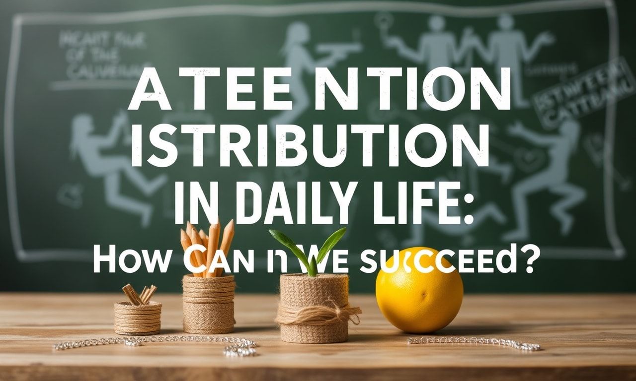 Günlük Yaşamda Dikkat Dağıtımı: Nasıl Başarabiliriz?