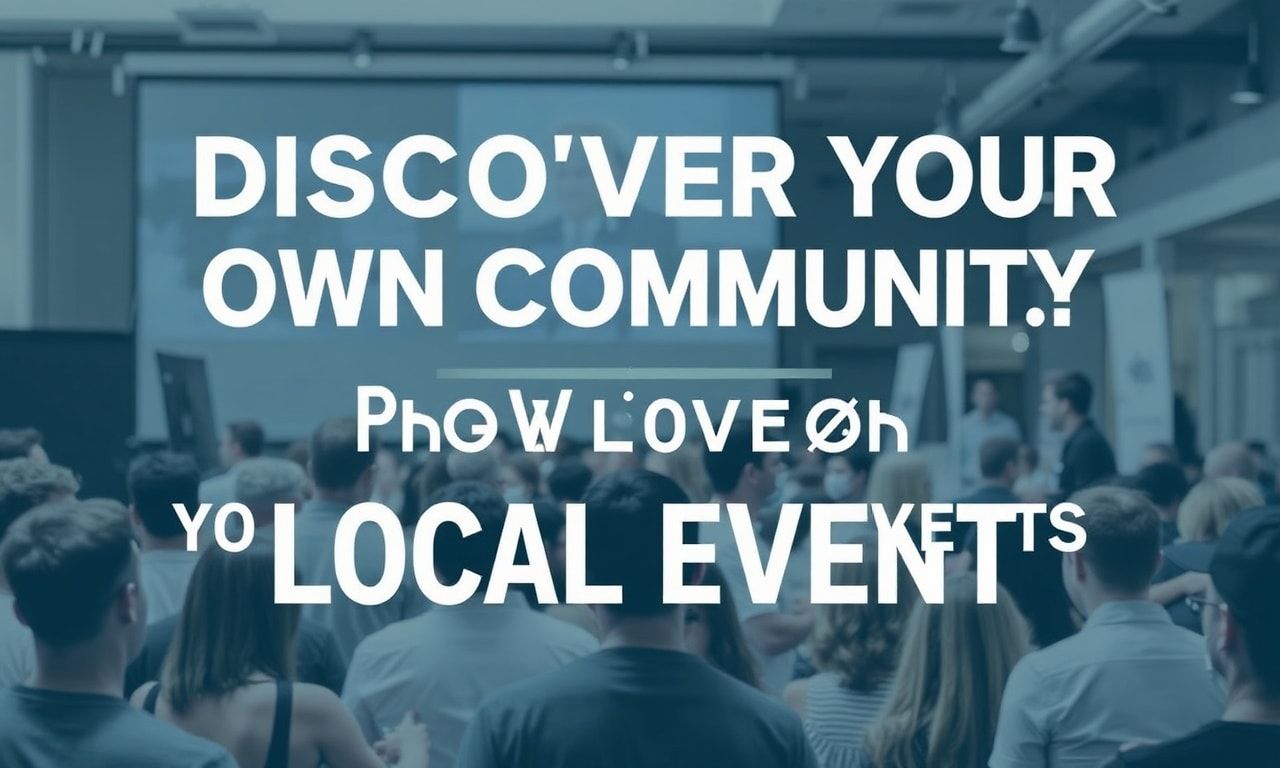 Kendi Topluluğunuzu Keşfedin: Yerel Etkinliklerin Gücü