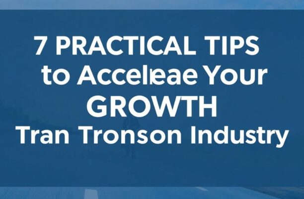 Nakliye İşinde Yükselişinizi Hızlandırmak İçin 7 Pratik İpuçları